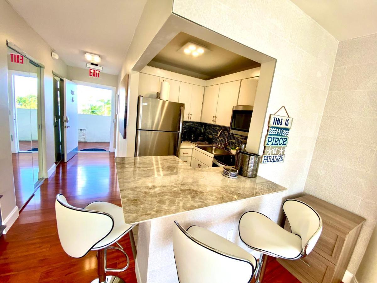 Modern Waterfront Apartment With Miami Skyline View, Free Parking 5 Mins Drive To Miami Beach Exteriör bild